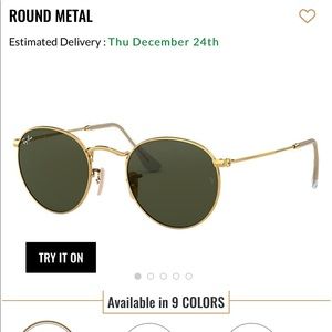 REAL Round Metal Ray Bans - new!